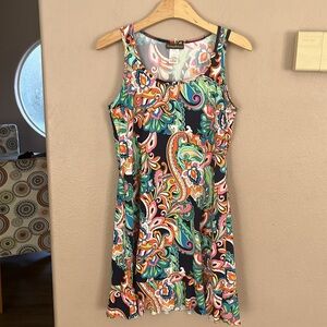 Tommy Bahama Mare dress Paisley Scoop-Neck Tank midi